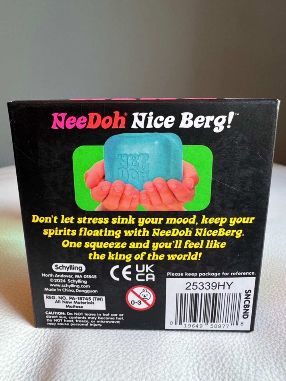 NeeDoh Nice Berg Giant Blue Squishy Fidget TikTok Viral Toy NEW SHIPS TODAY! - Picture 4 of 5